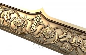 Church decor (DCR_0047) 3D model for CNC machine